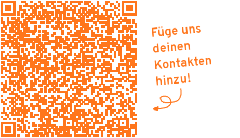 FH VCard orange mit pfeil